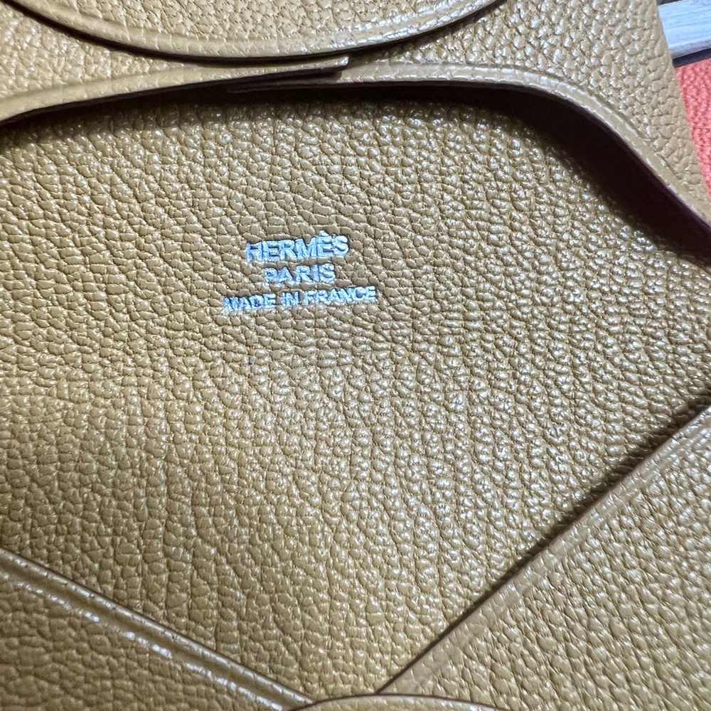Hermes Bastia Coin Purse In Curry, Nib - image 3